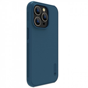 Подсилен гръб NILLKIN Super Frosted Shield Pro MagSafe - iPhone 14 Pro Max син - Img 3