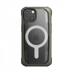 Подсилен гръб Raptic X-Doria Secure MagSafe - iPhone 14 зелен - Img 1