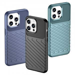 Подсилен гръб Thunder - iPhone 15 Pro Max син - Img 7