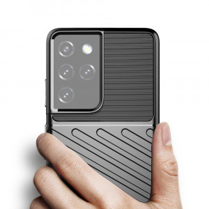 Подсилен гръб Thunder - Samsung Galaxy S23 Ultra черен - Img 2