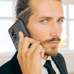 Подсилен гръб Thunder - Xiaomi Note 11E / Poco M4 5G / Redmi 10 5G черен - Img 2