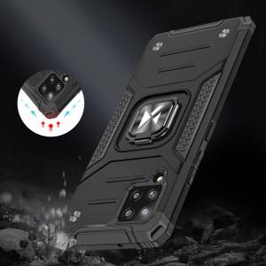 Подсилен гръб WOZINSKY Ring Armor със стойка - Samsung Galaxy A42 5G черен - Img 7