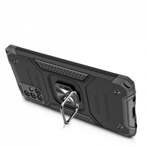 Подсилен гръб WOZINSKY Ring Armor със стойка - Samsung Galaxy M31s син - Img 3
