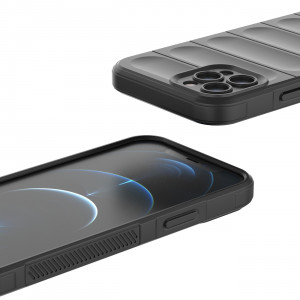 Подсилен гъвкав гръб Magic Shield - iPhone 12 Pro червен - Img 12