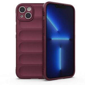 Подсилен гъвкав гръб Magic Shield - iPhone 14 Plus бордо - Img 1