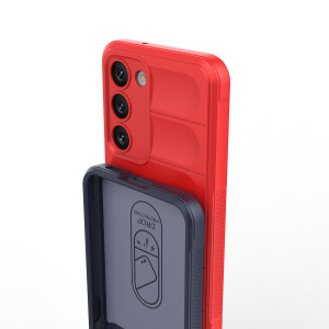Подсилен гъвкав гръб Magic Shield - Samsung Galaxy S23+ син - Img 11
