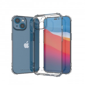 Подсилен силиконов гръб WOZINSKY Anti Shock - iPhone 14 Plus прозрачен - Img 3