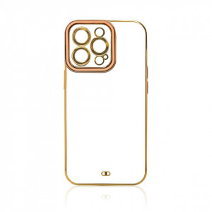 Прозрачен гръб с гел рамка Fashion - Xiaomi Redmi Note 11 Pro / 11 Pro 5G / 11E Pro 5G златист - Img 3