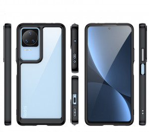 Прозрачен гръб с гел рамка Outer Space - Xiaomi Poco F4 черен - Img 7