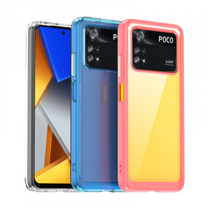 Прозрачен гръб с гел рамка Outer Space - Xiaomi Poco M4 Pro черен - Img 4