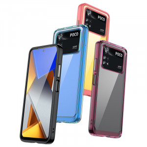 Прозрачен гръб с гел рамка Outer Space - Xiaomi Poco M4 Pro 5G син - Img 3
