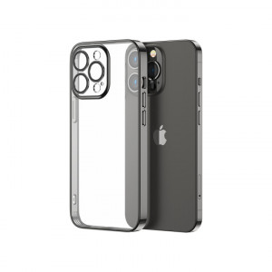 Прозрачен гръб с металическа рамка JOYROOM 14Q - iPhone 14 Plus (JR-14Q3) черен - Img 6