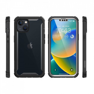 Прозрачен калъф 360° с черна рамка SUPCASE Iblsn Ares - iPhone 14 Plus - Img 3