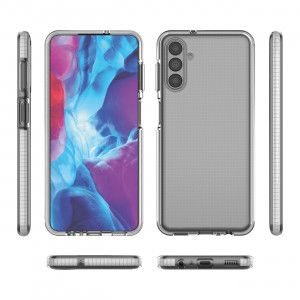 Прозрачен силиконов гръб с цветен кант Spring - Samsung Galaxy A13 5G черен - Img 2