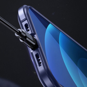 Прозрачен твърд гръб с рамка JOYROOM Frigate - iPhone 12 mini зелен - Img 9