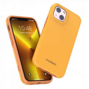 Противоударен гръб CHOETECH MFM Anti-drop MagSafe - iPhone 13 оранжев - Img 1
