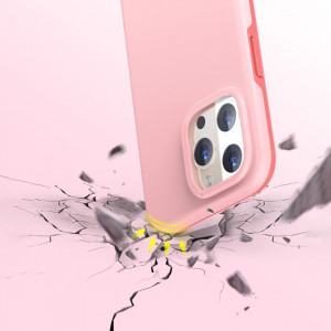 Противоударен гръб CHOETECH MFM Anti-drop MagSafe - iPhone 13 Pro розов - Img 5