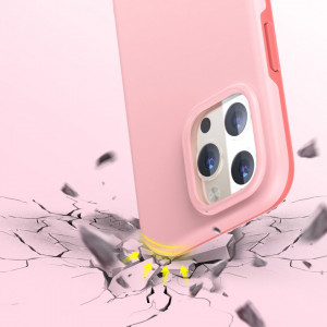 Противоударен гръб CHOETECH MFM Anti-drop MagSafe - iPhone 13 Pro Max розов - Img 3