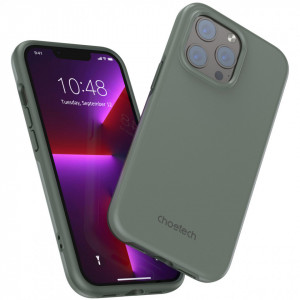 Противоударен гръб CHOETECH MFM Anti-drop MagSafe - iPhone 13 Pro Max зелен - Img 9