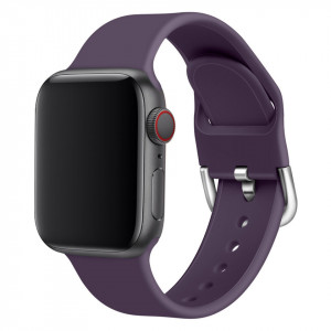 Силиконова каишка APS - Apple Watch 41mm Series 9 / 41mm Series 8 / 41mm Series 7 / 40mm Series 6 / 40mm SE / 40mm Series 5 / 40mm Series 4 / 38mm Series 3 / 38mm Series 2 мента - Img 7