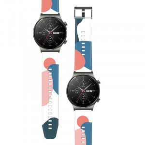 Силиконова каишка Moro - Huawei Watch GT 2 Pro (11) камуфлаж - Img 2