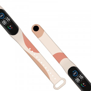 Силиконова каишка Moro - Xiaomi Mi Band 6 / Mi Band 5 (6) камуфлаж - Img 3