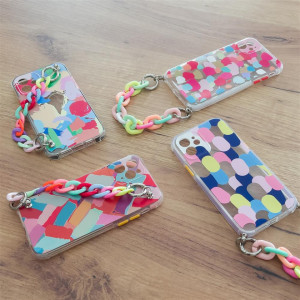 Силиконов гръб с верига Color Chain - iPhone 7 Plus / 8 Plus многоцветен - Img 9