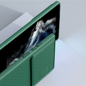 Силиконов гръб с подвижно покритие за камерата NILLKIN CamShield S - Samsung Galaxy S23 Ultra зелен - Img 12