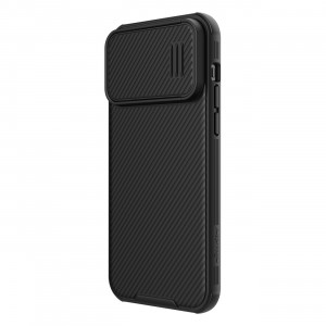 Силиконов гръб с подвижно покритие за камерата NILLKIN CamShield S - iPhone 14 Pro Max черен - Img 3