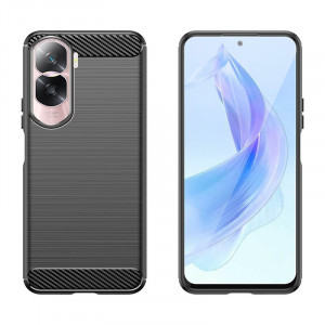 Силиконов гръб Carbon - Honor 90 Lite / X50i черен - Img 2