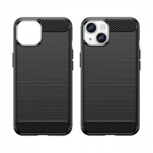 Силиконов гръб Carbon - iPhone 14 Plus черен - Img 8