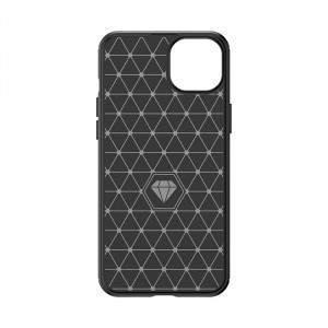 Силиконов гръб Carbon - iPhone 15 Plus син - Img 3
