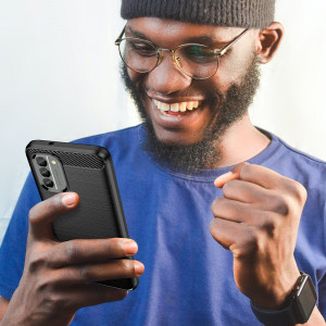 Силиконов гръб Carbon - Nokia G400 черен - Img 8