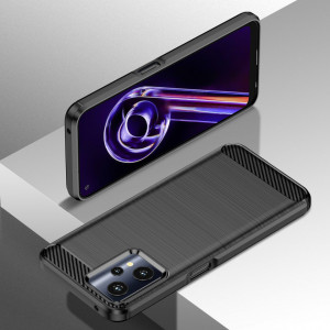 Силиконов гръб Carbon - Realme 9 5G / 9 Pro черен - Img 6