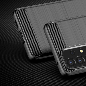 Силиконов гръб Carbon - Samsung Galaxy A53 5G черен - Img 2