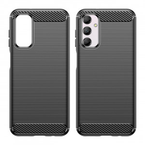 Силиконов гръб Carbon - Samsung Galaxy M14 черен - Img 2