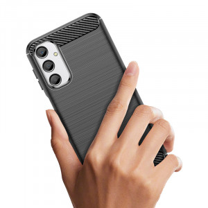 Силиконов гръб Carbon - Samsung Galaxy M34 черен - Img 6