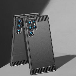 Силиконов гръб Carbon - Samsung Galaxy S23 Ultra черен - Img 8