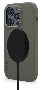 Силиконов гръб DECODED Silicone MagSafe - iPhone 14 Pro Max olive - Img 2