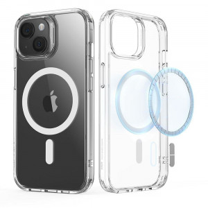 Силиконов гръб ESR Classic Hybrid Halolock MagSafe - iPhone 15 прозрачен - Img 1