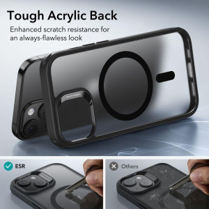 Силиконов гръб ESR Classic Hybrid Halolock MagSafe - iPhone 15 черен мат - Img 12
