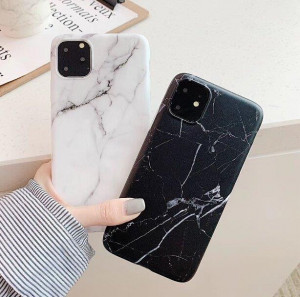 Силиконов гръб WOZINSKY Marble - Samsung Galaxy S21+ 5G черен - Img 5