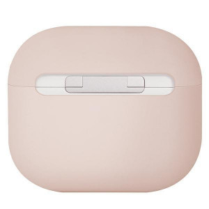 Силиконов калъф за слушалки UNIQ Lino - AirPods 3 розов - Img 2
