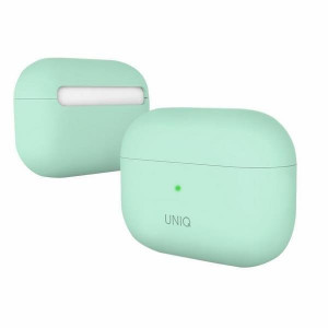 Силиконов калъф за слушалки UNIQ Lino - AirPods Pro мента - Img 2
