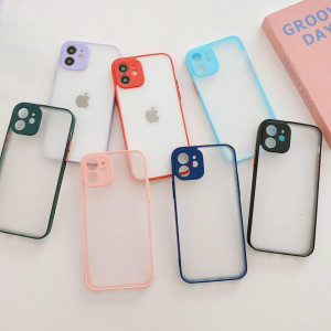 Силиконов полупрозрачен гръб Milky - iPhone 12 mini червен - Img 2