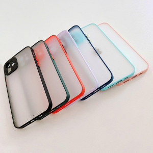 Силиконов полупрозрачен гръб Milky - iPhone 12 Pro черен - Img 14