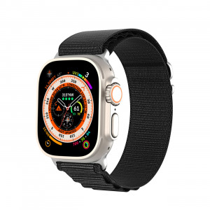 Спортна каишка Dux Ducis GS - Apple Watch Ultra 49mm / Ultra 2 49mm / 45mm Series 9 / 45mm Series 8 / 45mm Series 7 / 44mm SЕ (2nd gen) / 44mm SE / 44mm Series 6 / 44mm Series 5 / 44mm Series 4 / 42mm Series 3 / 42mm Series 2 черен - Img 4