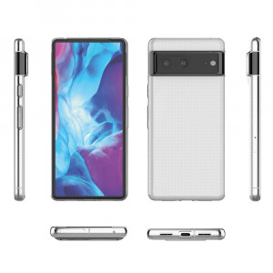 Тънък силиконов гръб 0.5mm - Google Pixel 7a прозрачен - Img 8