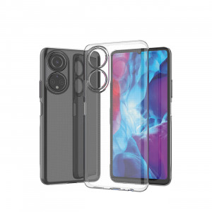 Тънък силиконов гръб 0.5mm - Honor X7 / Honor Play 30 plus прозрачен - Img 5