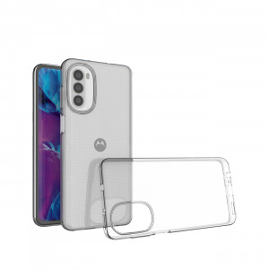 Тънък силиконов гръб 0.5mm - Moto g52 / g82 прозрачен - Img 2